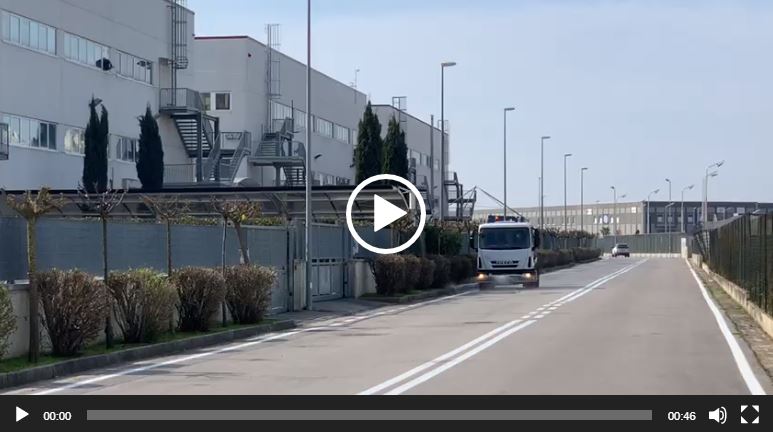 Disinfezione Zona Industriale Gricignano di Aversa