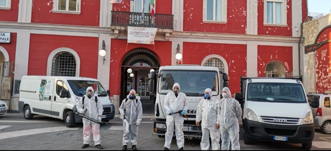 Sanificazione e Disinfezione Portico di Caserta